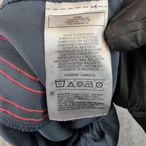 Adidas Pants Womens 3X Gray AEROREADY Leggings Three Stripes Athletic Training - Picture 10 of 12